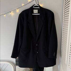 WILFRED OVERSIZE XL BLACK BLAZER